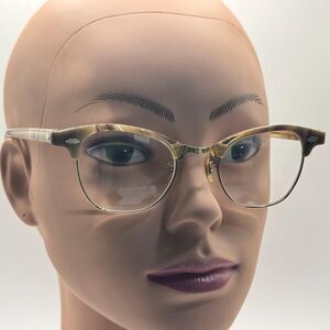 Vintage Artcraft Leading Lady Glasses | Tortoise Shell Browline Frames | USA Mad